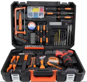 Set of Electrical Toolbox With Battery Powered Machine