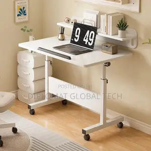 Small Standing Desk Adjustable Height Mobile Stand Up Workstation