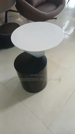Simple and Nice Side Stool Black and White