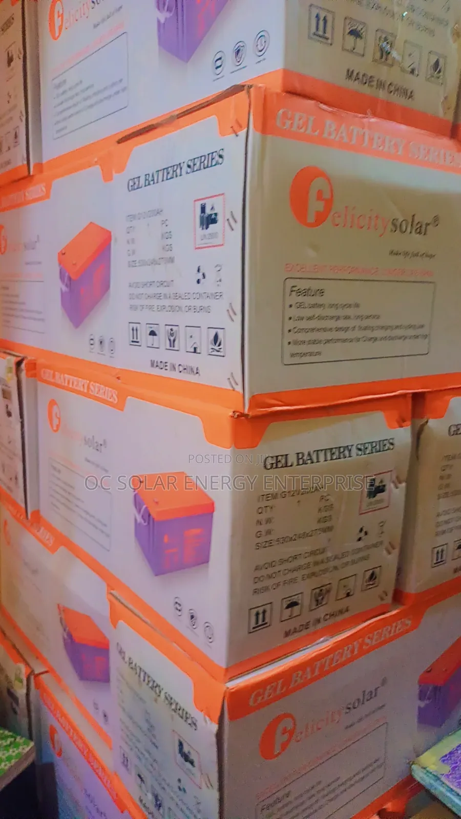 Felicity Solar Dry Series Battery