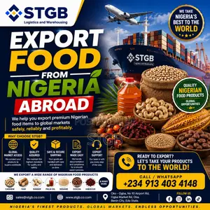 Food Export From Nigeria – Fast Reliable Shipping