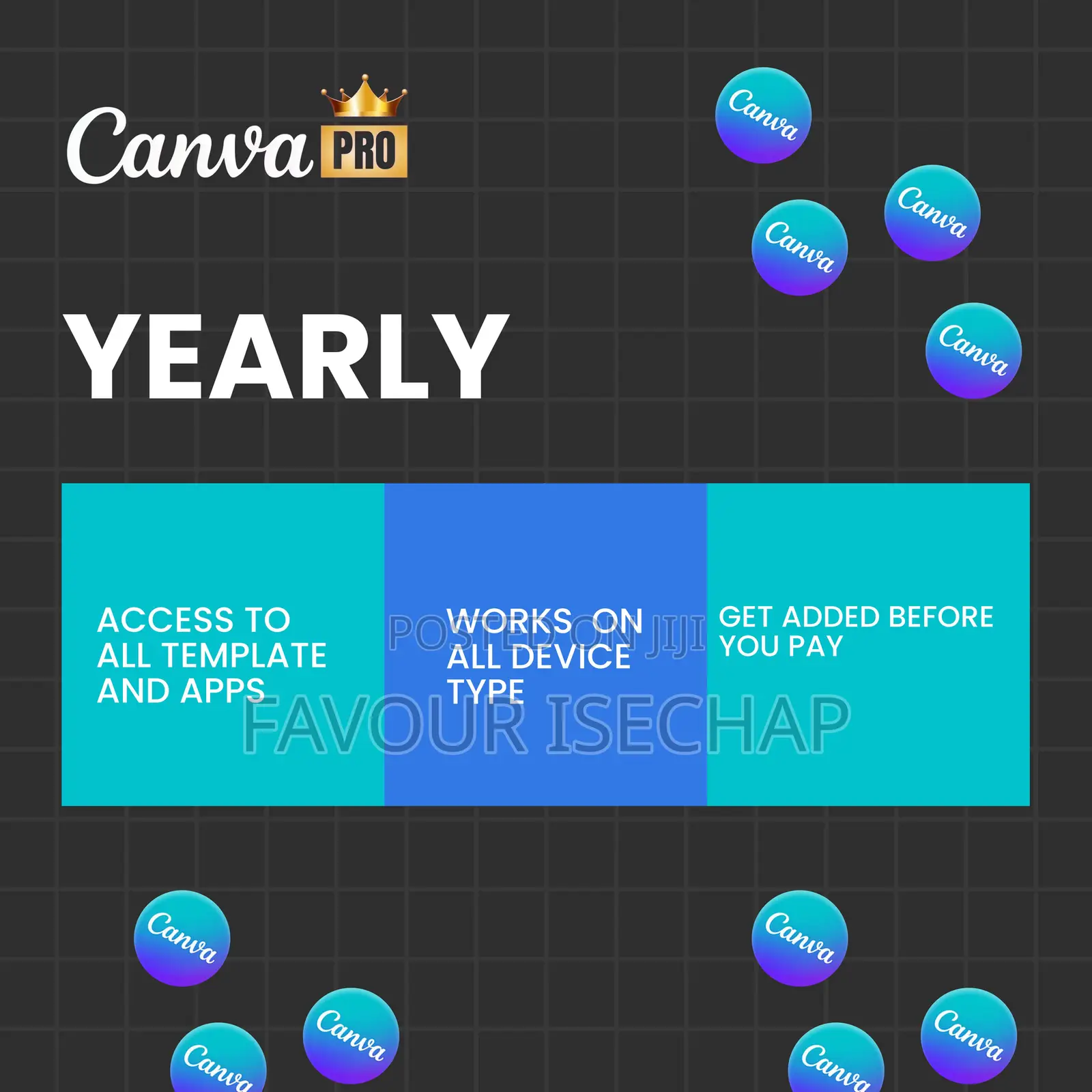 Canva Pro 1 Year Subscription