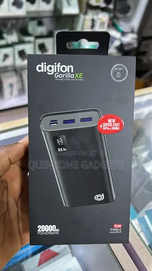 Digifon Gorrila Xe Super Fast Charging Power Bank 20000mah