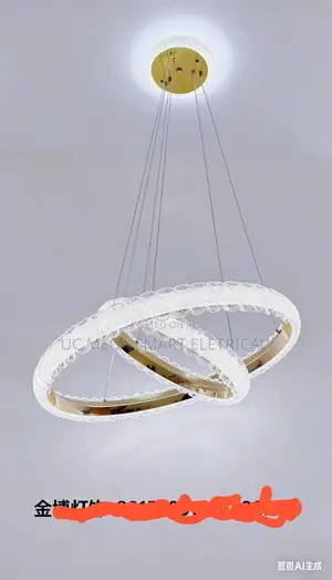 White LED Pendant Lamp for Living Room Dining Room Bedroom Kitchen