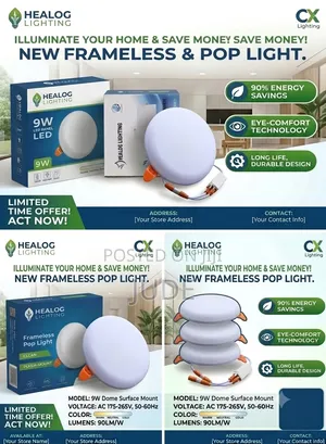 Frameless POP Light