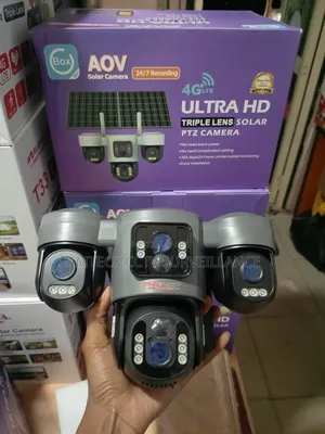 Triple Lens Ubox Solar Camera