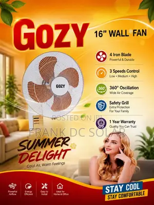 GOZY 16” Wall Fan