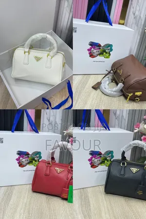 Luxury Mini Bowling Bag With Box and Carrier Bag