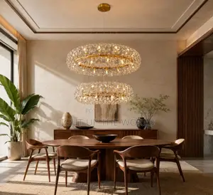 3in1 Stone Crystal Chandelier