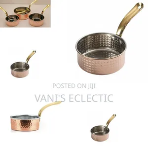 Long Handle Copper Sauce Pans