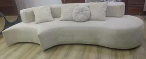L- Shaped Curved Sofa