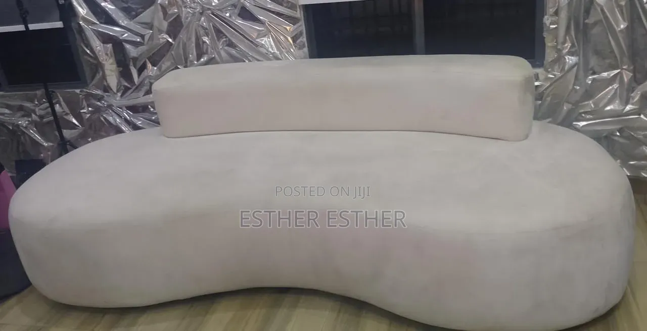L- Shaped Curved Sofa