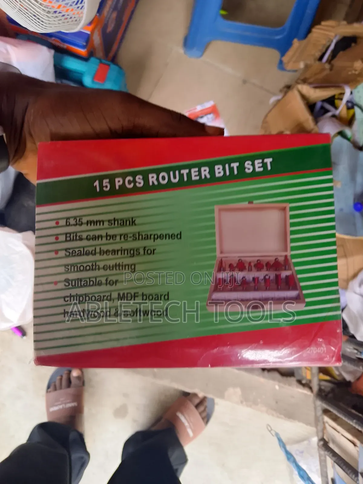 15pcs Router Bit Set