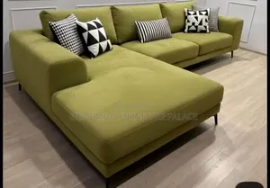 Quality Fabric Material L Shape Chair