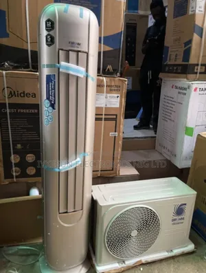 Original BRUHM 2 HP R410a Inverter Air Conditioner Standing Unit Etc.