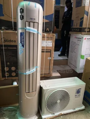 Original BRUHM 2 HP R410a Inverter Air Conditioner Standing Unit Etc.