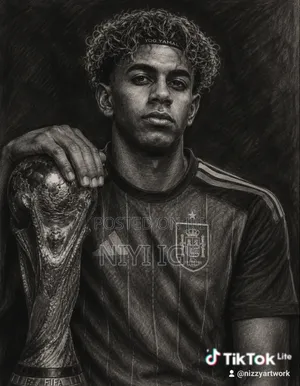Artwork of Lamine Yamal