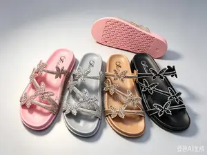 Beautiful Quality Butterfly Birkenstock Slide