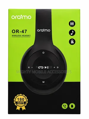 Oraimo Wireless Bluetooth Headset | FM Radio | TF Card | MP3 Player
