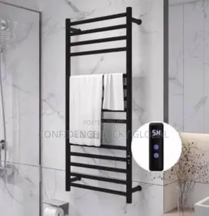 Towel Warmer and Drying Rack With Digital Display