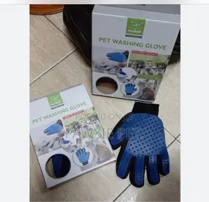 Nunbell Pet Bath/Grooming Glove With Pack
