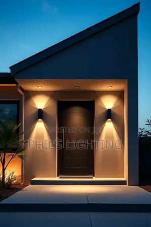 Silver Aluminum COB Outdoor Light