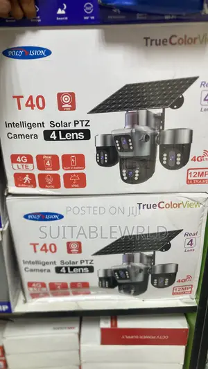 T40 4real Lens Solar CCTV Camera