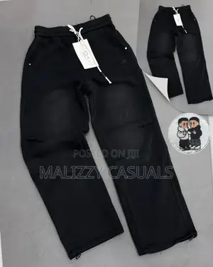 Premium Wide Hem Joggers for Men and Women . Comfortable Street Wears