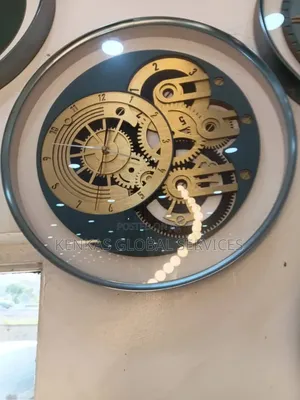 Modern Industrial Gear Wall Clock
