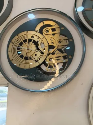 Modern Industrial Gear Wall Clock