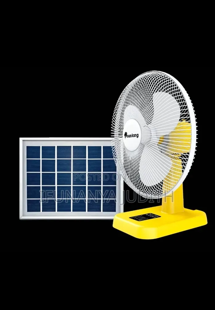 Solar Table Fan