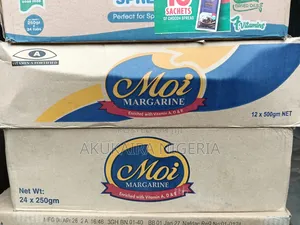 Moi Margarine Sachets 250gm by 24 and 500gm by 12
