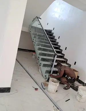 Staircase Glass Rail System With 10mm Tempered Glass
