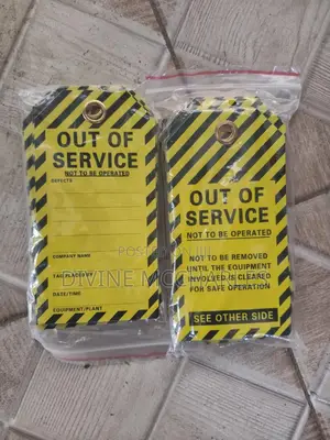 Safety Lockout Tag