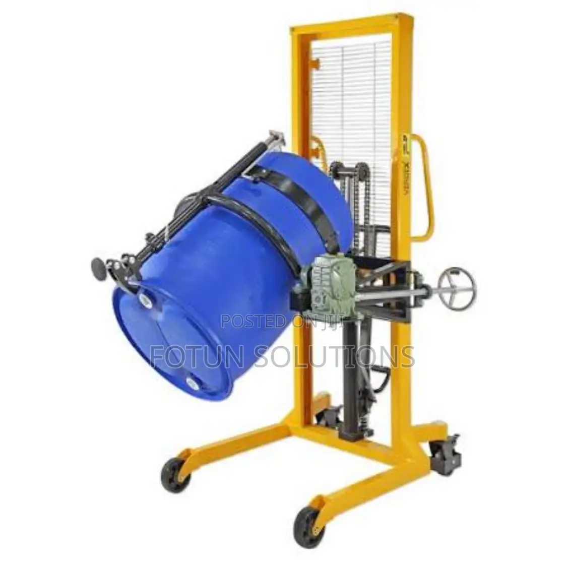 Drum Lifter With Tiller