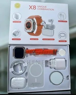 X8 Smartwatch+wireless Earbuds Combos