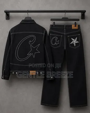 Men's Corteiz2 - Piece Denim Set - Jacket and Jeans