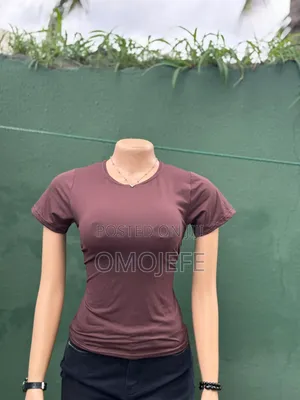 Shortsleeve Basic Top (Brown)