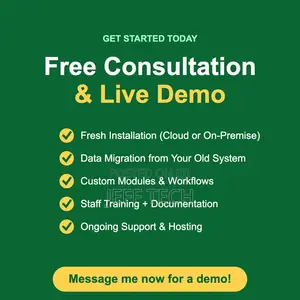 ERPNext Setup, Customization Training – Inventory, Sales, HR