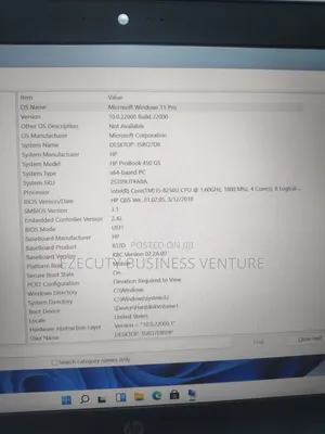 Laptop HP ProBook 450 G5 8GB Intel Core i5 SSD 256GB