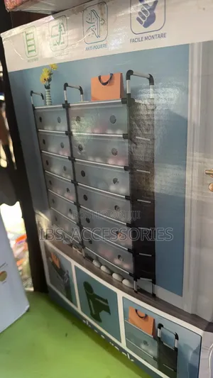 2 Column Dust Proof Shoe Rack