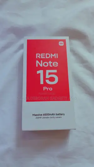 New Xiaomi Redmi Note 15 Pro 256 GB Black