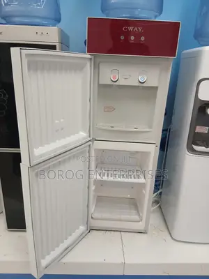 CWAY 2 Tap Water Dispenser With Fridge-Hd-1258d
