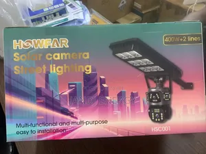 Solar CCTV Camera With 400watts Street Light