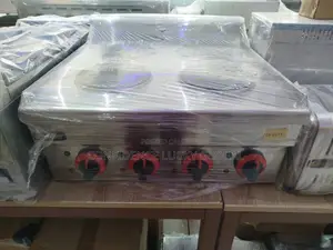 Solid 4 Plate Electric Commercial Cooker Without Oven