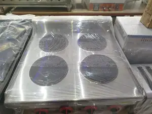 Solid 4 Plate Electric Commercial Cooker Without Oven