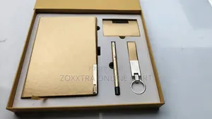 4-in-1 Corporate Gift Pack– Notebook, Pen, Card Holder, Key Holder