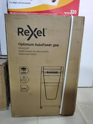 Rexel Optimum Autofeed+ 300x Cross-Cut P-4 Shredder X