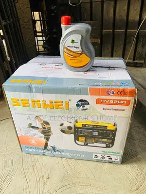 Senwei 2.2kva Generator. SV2200” 100% Copper. 5yrs Warranty