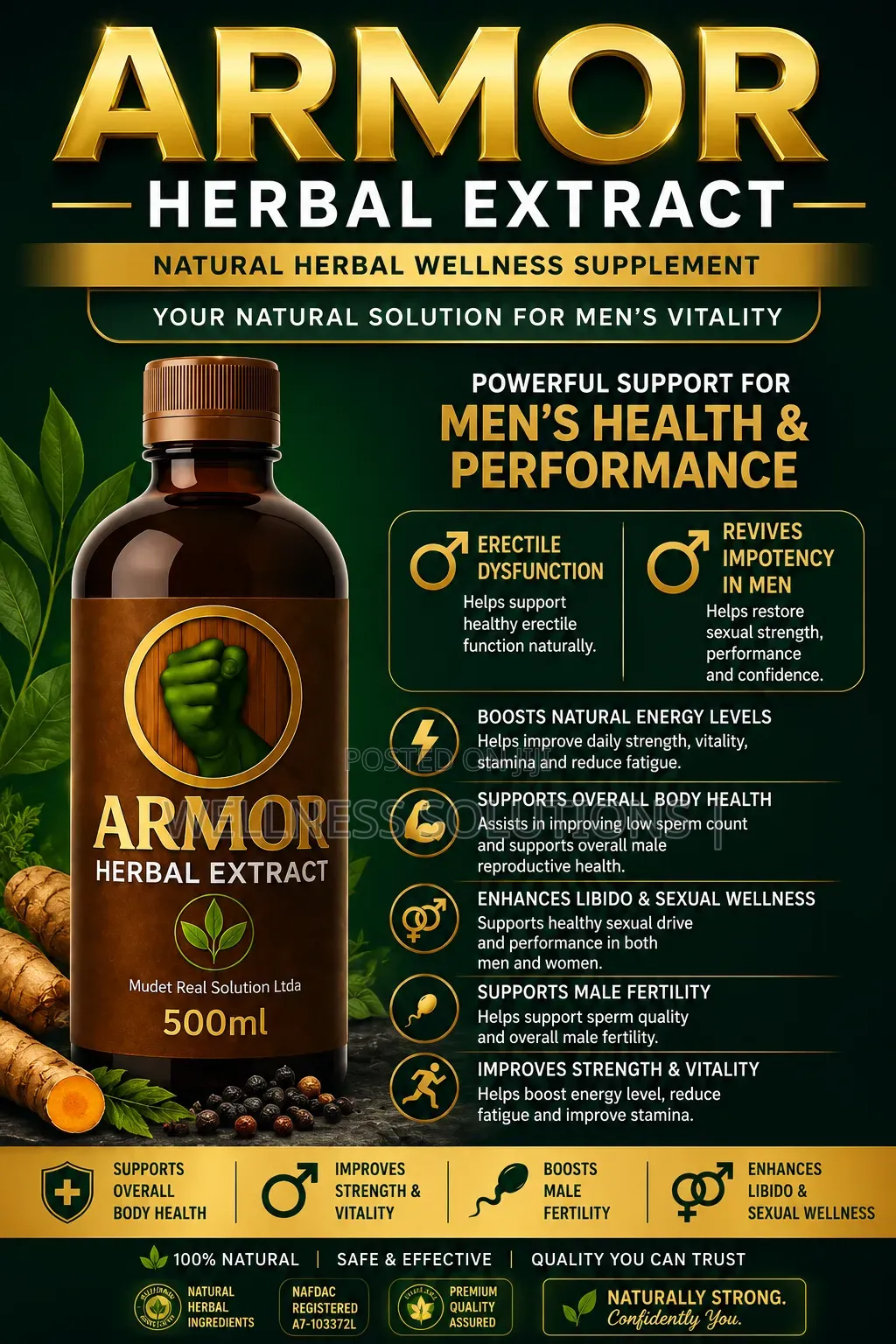 Armor Herbal Extract – From Weakness to Confidence
